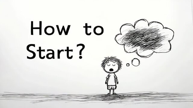 Tips for getting started with new projects and overcoming obstacles for kids in creative thinking activities