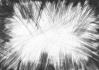 Obraz premium Abstract paint texture frame template. Grunge painting for overlay design. Rough brush strokes background. For art poster design, banner, or cover.