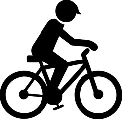 silhouette of a bicycle