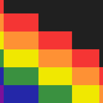 Pride Rainbow Minimal Square Transitions 1 MOGRT 414