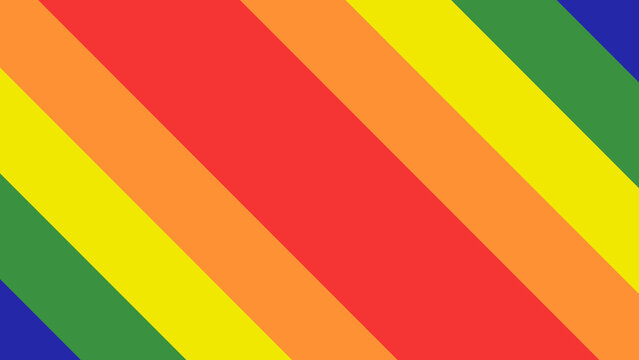 Pride Rainbow Minimal Horizontal Transitions 2 MOGRT 415