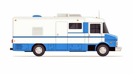 Vintage Mobile Unit: Retro RV Design