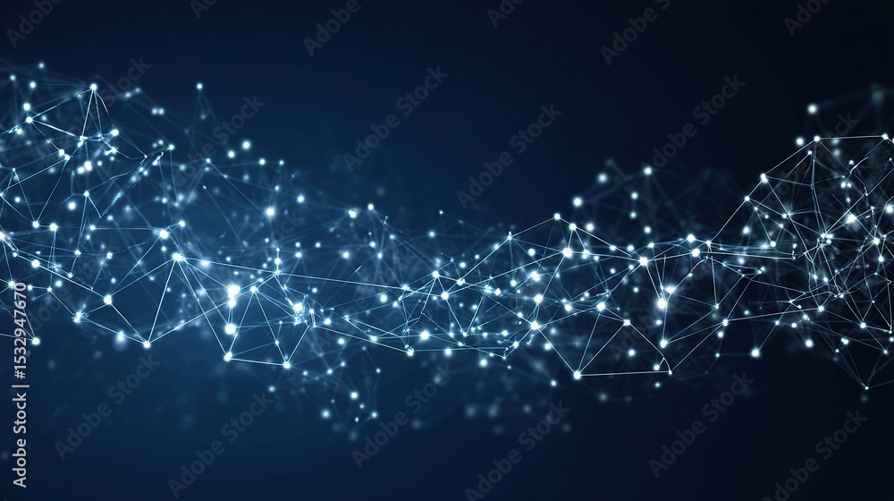 Poster abstract technology communication background with connecting lines