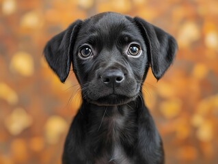 "Senior Black Dog Portrait"