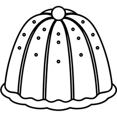 Jelly Dot line art vector