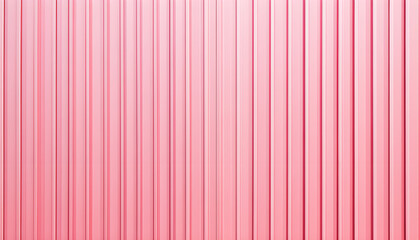 Obraz premium Pink ribbed background texture. Vertical lines, shadow, gradient. Abstract wallpaper pattern for product presentation, minimalist decoration. Interior design