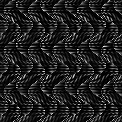 Vector seamless texture. Modern geometric background. Dotted grid.