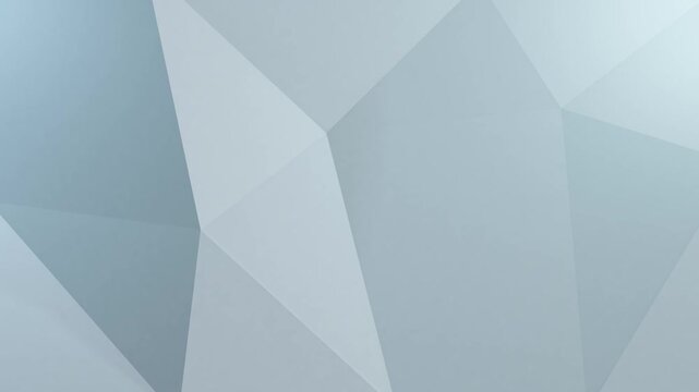 3D Animation &ndash; Light Blue Gray Abstract Background with Geometric Texture and Looping Motion