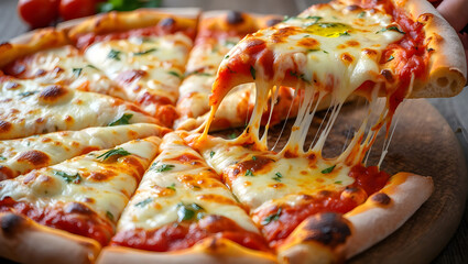 Delicious Cheese Pizza A Melty, Gooey Slice of Heaven
