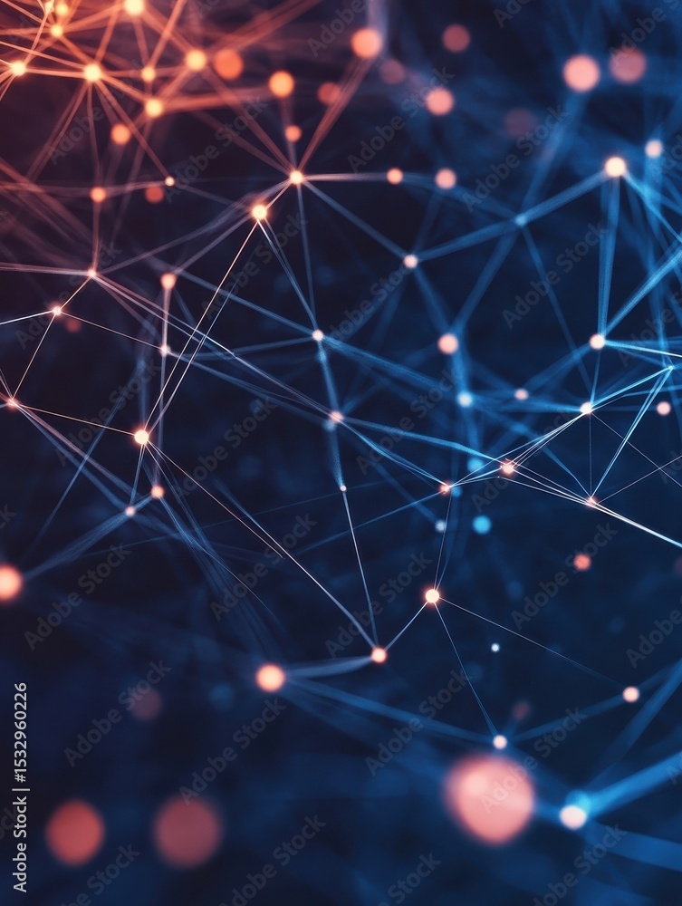 Poster minimal networking technology background big data connectivity software development wallpaper