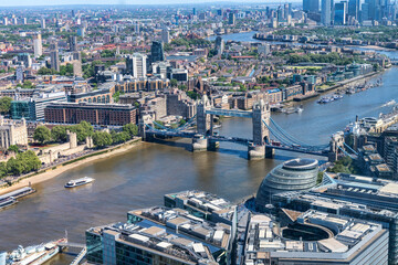 Majestic View of Tower Bridge and the River Thames in London, UK