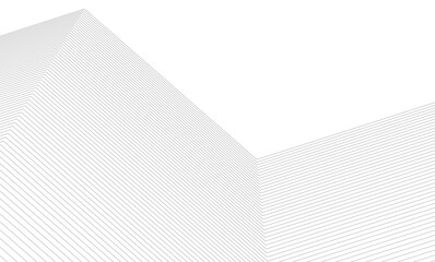 Obraz na płótnie Canvas Architectural geometric background, abstract lines 3d