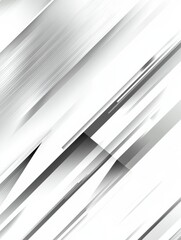 Obraz premium Abstract white background with texture pattern, layered geometric triangle shapes, white and grey glossy squares, abstract tech banner design. Graphic design element stripes concept for web, flyer