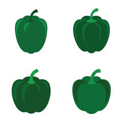 Green Capsicum Vector