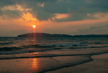 Ao Nang Beach at Sunset