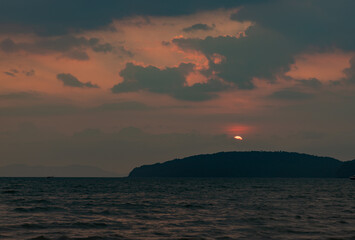Ao Nang Beach at Sunset