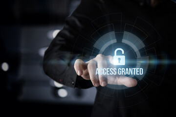 Unlocking a secure digital access point