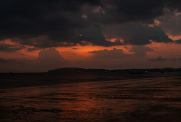 Ao Nang Beach at Sunset