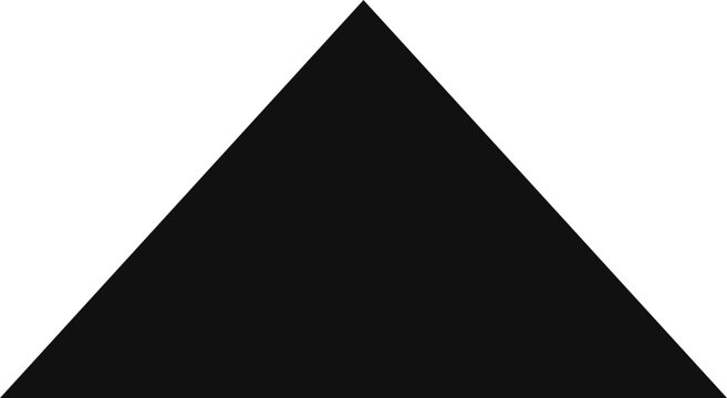 filled triangles or rhombus_obtuse isosceles triangle