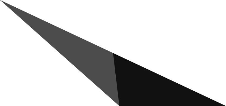 scalene triangle split into two separate geometric parts.