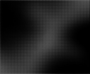 Vector bitmap background, Vector halftone background in black and white, abstract dots pattern, digital bitmap texture with gradient effect