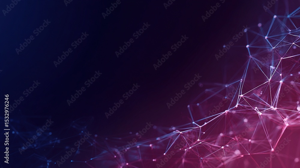 Poster abstract science and technology background for presentation use