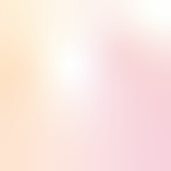 A soft vertical gradient background transitioning smoothly from white to peach and pale pink tones, creating a calm and elegant aesthetic.