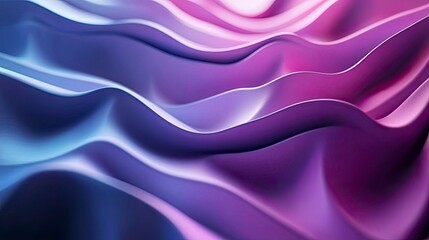Obraz premium Abstract wavy folds of vibrant colors
