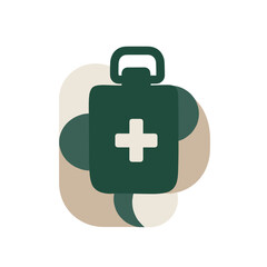Medical kit icon symbolizing employee well-being and ESG responsibility

