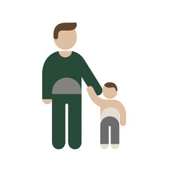 Adult and child holding hands symbolizing care, legacy, and ESG values