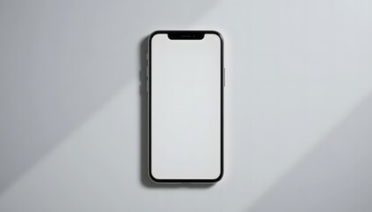 Black phone  on white background