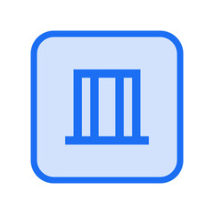 Vertical Shades Outline