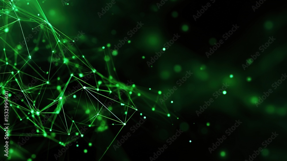 Poster abstract technology network background with translucent elements