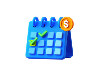 Budget Calendar Icon