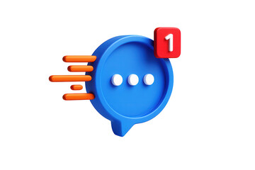 Obraz premium Fast Message Notification