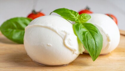 Mozzarella - A soft, fresh cheese made from buffalo or cow's milk, popular in Italian cuisine, especially in pizzas and salads.