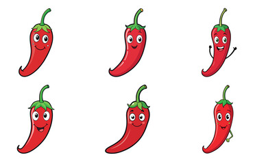 Chili Designs Vector Hot and Spicy Chili Pepper Illustrations for Food Art and Branding Projects