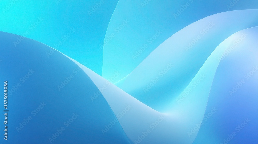 Poster soft blue abstract background with gradient transitioning effects