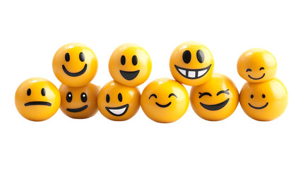 Obraz premium Set of emojis