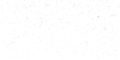Christmas background with small falling snowflakes. Snow storm effect, blurred, cold wind with snow png. Holiday powder snow for cards, invitations, banners, advertising.