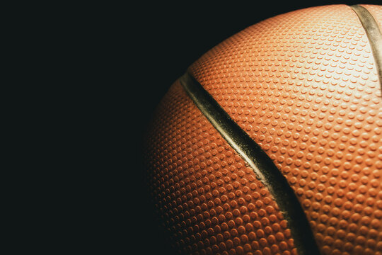 Fondo de una pelota de basquet para uso de imagen deportiva. background basketball