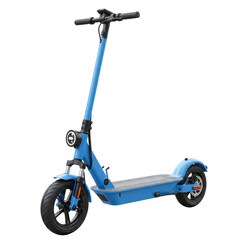 Blue Scooter Isolated on transparent background, PNG 