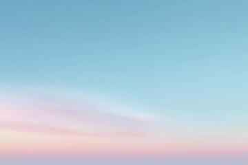 Obraz premium serene morning sky gradient featuring soft shades of blue pink and violet creating peaceful atmosphere