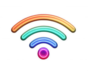 Rainbow Wifi Icon