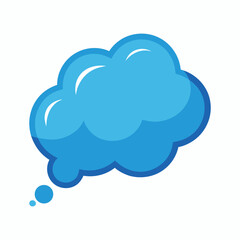 Thought bubble outline (cloud-shaped)