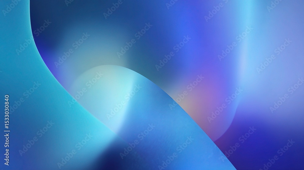 Poster abstract blue background with soft gradient and smooth transition