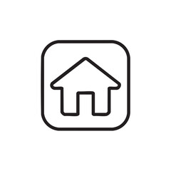 Obraz premium Home icon design for modern user interface and web applications vector illustration