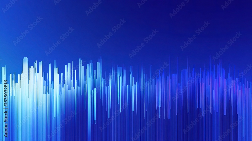 Poster abstract blue gradient background for digital design projects