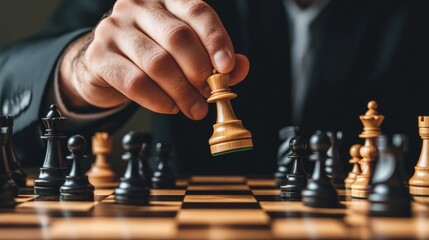 Person playing chess