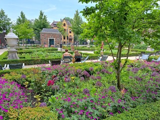Giardino del Rijksmuseum in Amsterdam, stupendo.